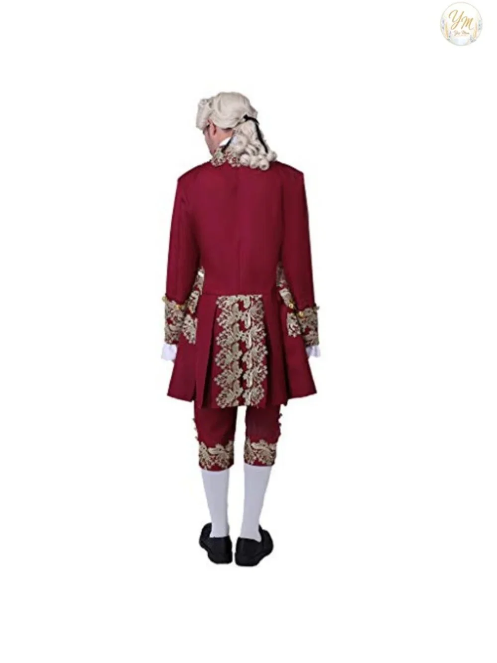 Men's 18th Century Court Suit Colonial Victorian British Military Uniform